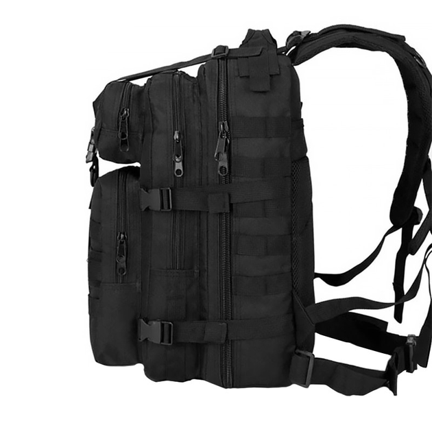 Рюкзак тактичний AOKALI Outdoor A10 Black штурмова військова сумка 35L - зображення 2