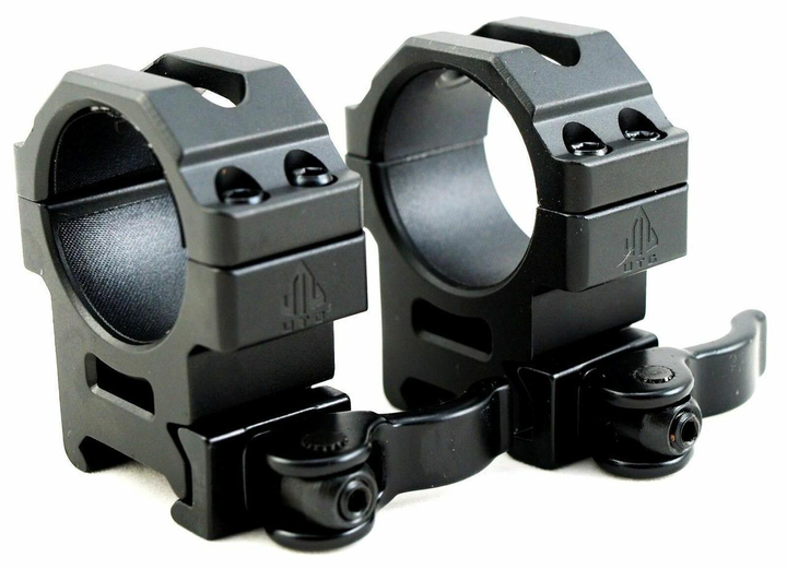 Кольца быстросъемные Leapers UTG Max Strength QD 30mm Medium, средний профиль, Weaver/Picatinny - изображение 1