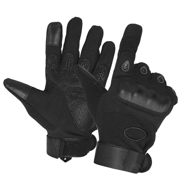 Перчатки тактические OKLAI 705 Black L мужские полнопалые с защитой - изображение 2