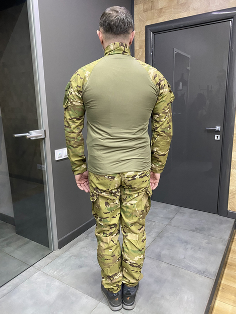 Военная форма (убакс + брюки), коттон (хлопок), Мультикам, размер XL, форма ЗСУ, тактическая одежда - изображение 2