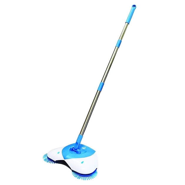 Механічна щітка чудо віник Spin Broom швабра для збирання підлоги - зображення 3