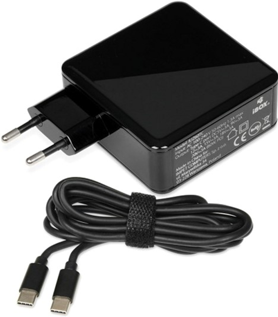 Zasilacz do laptopa iBOX 20V 3.0A 60W (USB Typ-C) (IUZ60TC) - obraz 2
