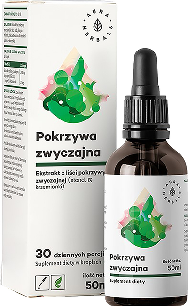 Ekstrakt Aura Herbals Pokrzywa Zwyczajna 10:1 50ml (AH655) - obraz 1