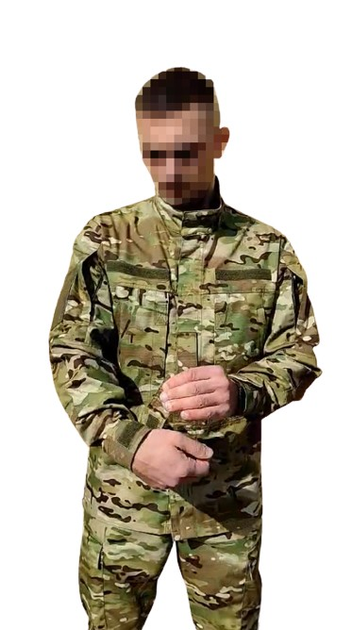 Тактическая военная форма, комплект китель + штаны, мультикам, размер 58 - изображение 2