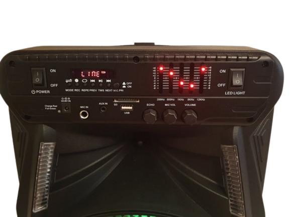 Аккумуляторная акустическая система ZPX ZX-7773 колонка чемодан