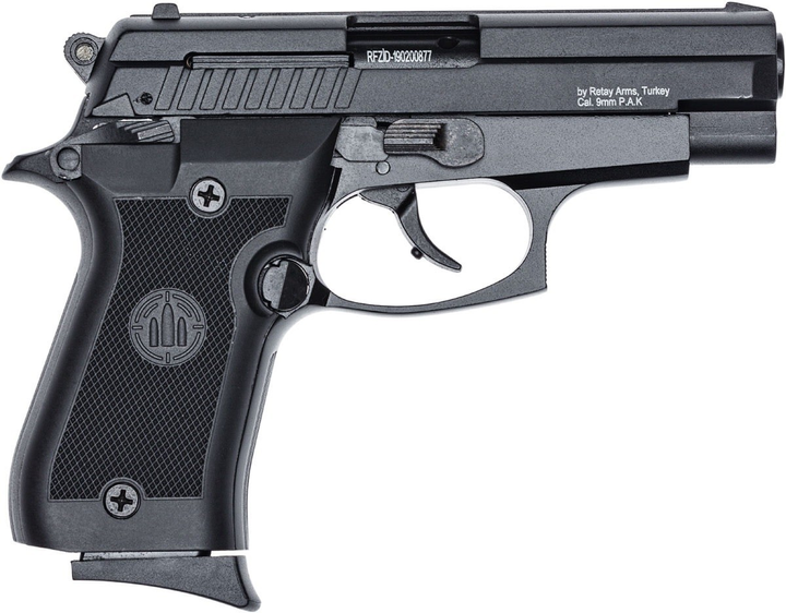 Пистолет стартовый Retay F29 сигнально-шумовой пугач под холостой патрон черный (F630403B) - изображение 2