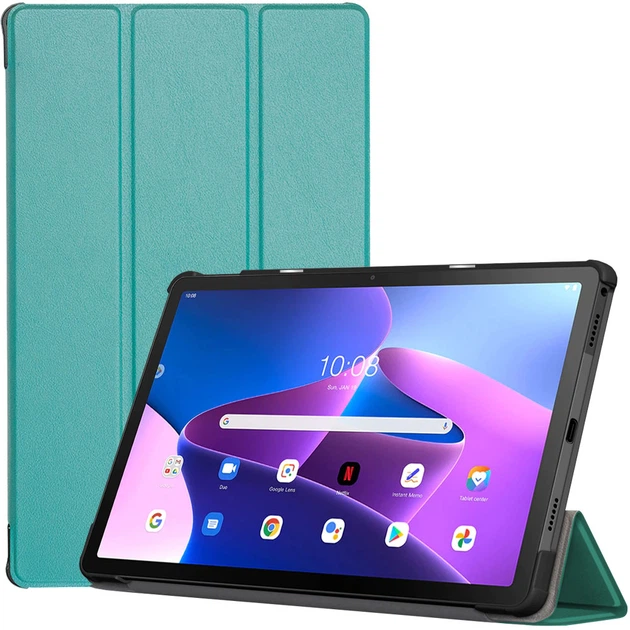 Чохол Slimline Portfolio для Lenovo Tab M10 Plus 3rd Gen (2022) 10.6" TB-125F, TB-128F Sea Green - Фото 1 Чохол Slimline Portfolio для Lenovo Tab M10 Plus 3rd Gen (2022) 10.6" TB-125F, TB-128F Sea Green - зображення 1