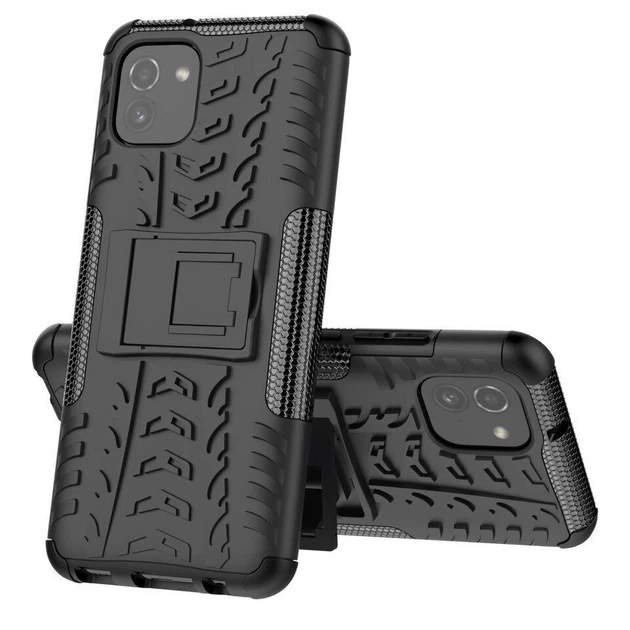 Чехол Armor Case для Samsung Galaxy A03 Black - изображение 7