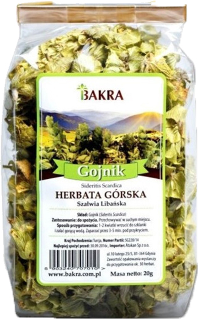 Bakra Natura Górska Herbatka Ziołowa Hoynik 20g (BAK4038) - obraz 1