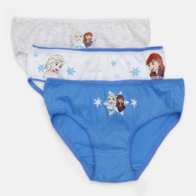 Набор детских трусов-слипов 3 шт для девочки Disney Frozen DIS FROZ 52 33 B116 3-PACK BOX 104-110 см Серый/Синий/Белый (5904009162415) - Фото 1 Набор детских трусов-слипов 3 шт для девочки Disney Frozen DIS FROZ 52 33 B116 3-PACK BOX 104-110 см Серый/Синий/Белый (5904009162415) - изображение 1