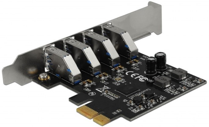 Карта розширення Delock PCI-Express 4 x USB 3.0 Type-A (90304) - зображення 3