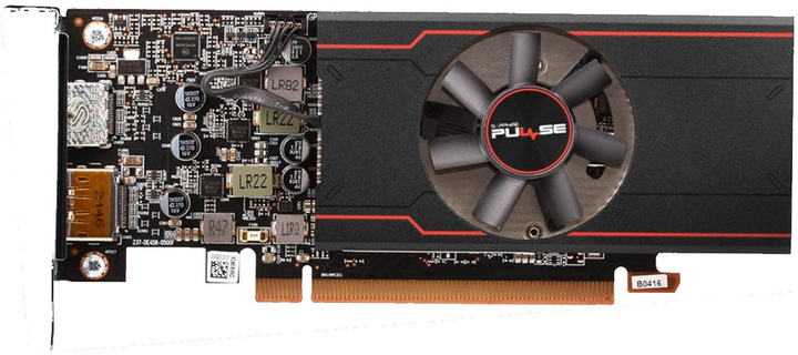 Sapphire PCI-Ex Radeon RX 6400 4GB GDDR6 (64bit) (780/16000) (1 x HDMI, 1 x DisplayPort) (11315-01-20G) - obraz 1