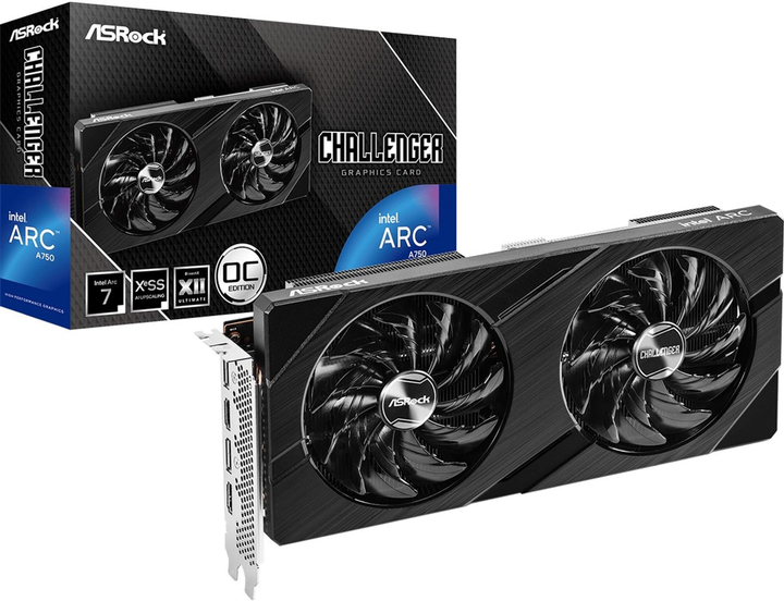 Asrock PCI-Ex Arc A750 8GB GDDR6 (256bit) (2200/16000) (1 x HDMI, 3 x DisplayPort) (A750 CLD 8GO) - obraz 6