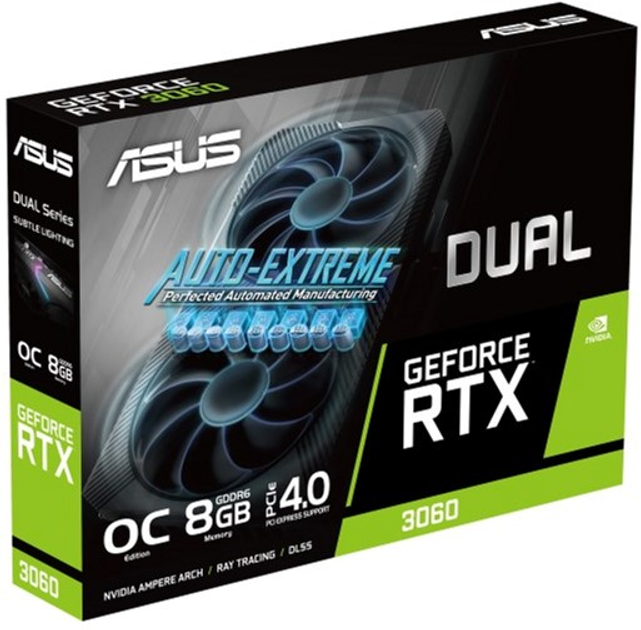 ASUS PCI-Ex GeForce RTX 3060 8GB GDDR6 (128bit) (1410/19000) (1 x HDMI, 3 x DisplayPort) (90YV0GB5-M0NA00) - зображення 15