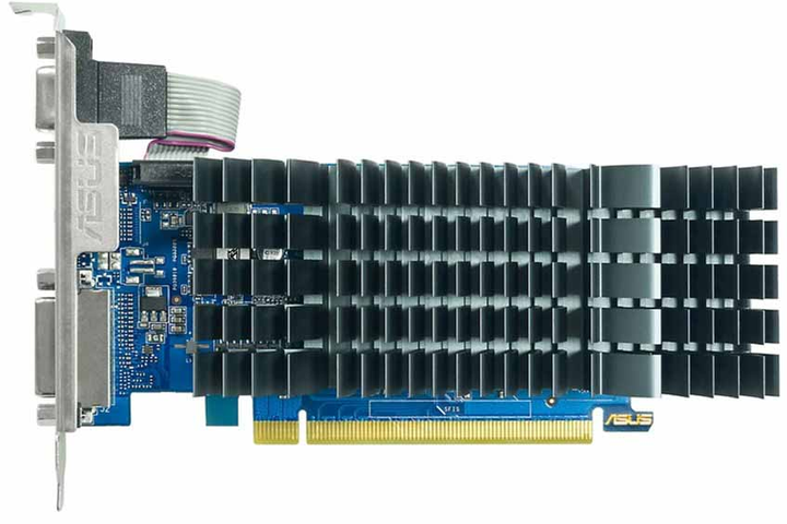 ASUS PCI-Ex GeForce GT730 2 GB GDDR3 (64-bitowy) (902/1800) (1 x DVI-D, 1 x HDMI, 1 x VGA) (90YV0HN0-M0NA00) - obraz 1