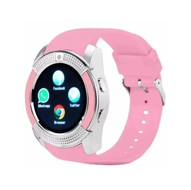 Cмарт-годинник Smart Watch V8 (рожевий) - зображення 2
