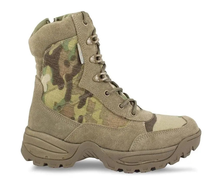 Ботинки тактические демисезонные Mil-Tec Side zip boots на молнии Multicam 12822141 размер 44 - изображение 1
