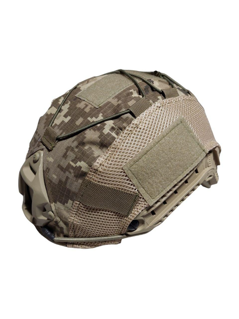Кавер с сеткой для шлема L пиксель койот - изображение 1