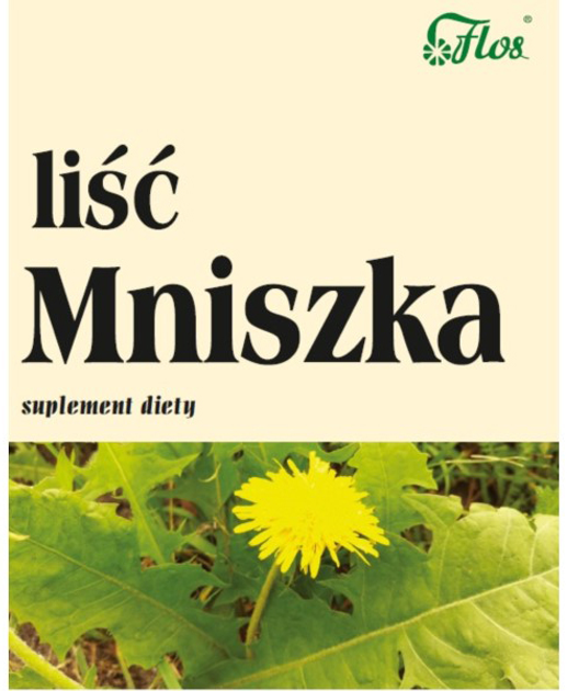 Лист кульбаби FLOS стимулює секрецію жовчі 50 г (FL424) - зображення 1