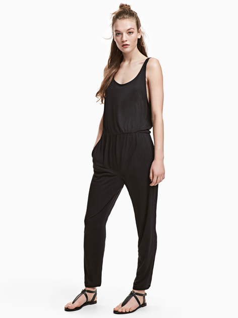 Комбинезон женский H&M XAZ160454BDVQ S Черный (DD8000001855533) 