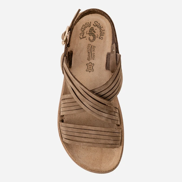 Sandały damskie skórzane Fantasy Sandals Linda S903 41 Ciemnobrązowe (5207200160298) - obraz 3