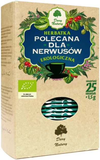 Чай заспокійливий Dary Natury Herbatka dla Nerwusów 25 x 1.5 г (DN328) - зображення 1