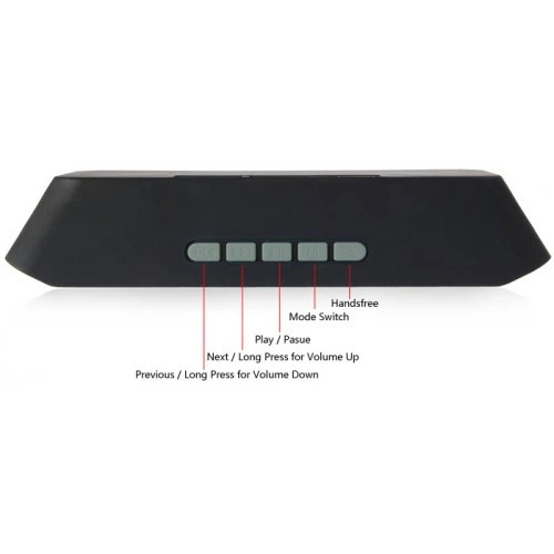 Портативная bluetooth колонка MP3 плеер с FM радио UKC SC-208 BT Серый - изображение 3