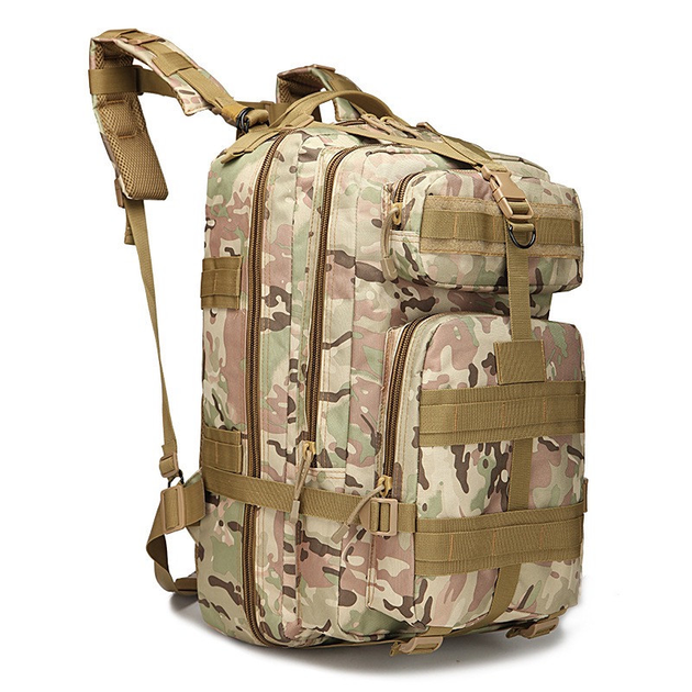 Рюкзак тактический A12 военный 45л 800D мультикам - изображение 1