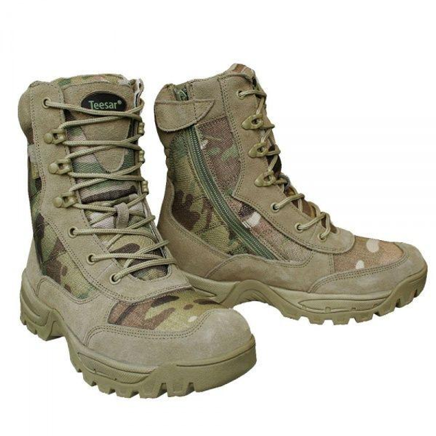 Ботинки тактические демисезонные Multicam Mil-Tec Side zip boots на молнии 12822141 размер 42 - изображение 2