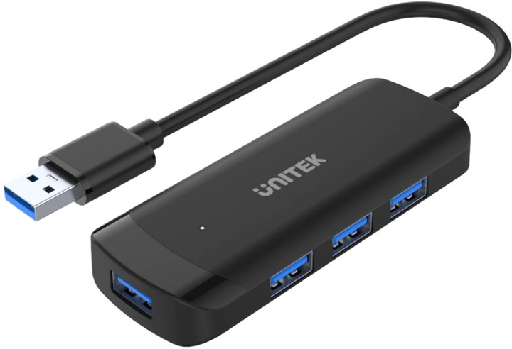 USB Hub Unitek uHUB Q4 4 Ports Powered USB 3.0 Hub (H1111D) - obraz 1