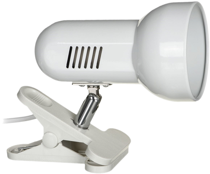 Lampa stołowa Clip-on Activejet AJE-CLIP Biały (5901443120810) - obraz 1