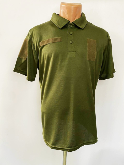 Футболка поло тактична CoolMax tactik polo olive р.50 ОЛИВА - зображення 1