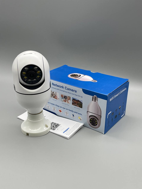 Камера видеонаблюдения в патрон Е27 IP WiFi PTZ Smart 3120S-DPXY 2MP удаленный доступ, ночная съёмка, определение движения, микрофон, слот microSD - изображение 5