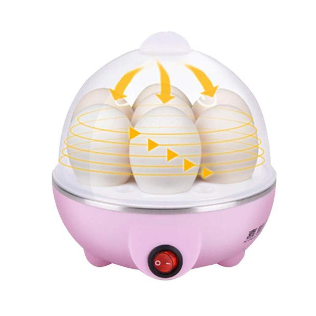 Яйцеварка электрическая для приготовления на 7 яиц Egg Cooker Розовая - изображение 2
