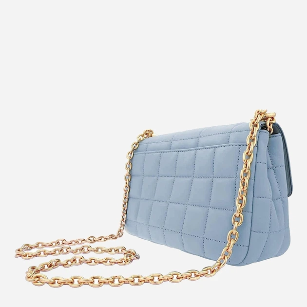 Torebka crossbody damska ze skóry naturalnej Michael Kors 30F0G1SL3L-487 Błękitna (194900927687) - obraz 2
