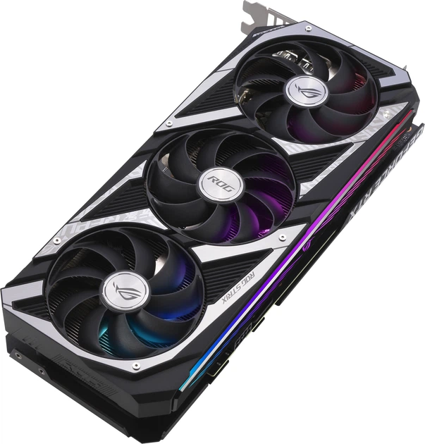 Asus PCI-Ex GeForce RTX 3060 ROG Strix Gaming OC V2 LHR 12GB GDDR6 (192bit) (1882/15000) (2 x HDMI, 3 x DisplayPort) (ROG-STRIX-RTX3060-O12G-V2-GAMING) - зображення 3