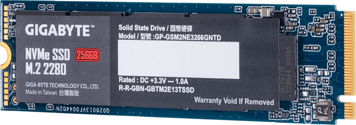 Dysk SSD Gigabyte 256 GB M.2 2280 NVMe PCIe 3.0 x4 NAND TLC (GP-GSM2NE3256GNTD) - obraz 2