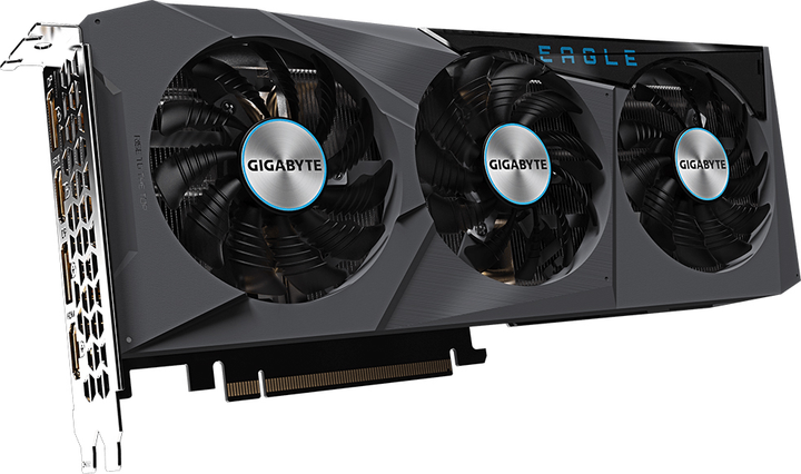 Gigabyte PCI-Ex GeForce RTX 3060 Ti EAGLE OC 8G 8GB GDDR6 (256bit) (1680/19000) (2 x HDMI, 2 x DisplayPort) (GV-N306TXEAGLE OC-8GD) - obraz 2