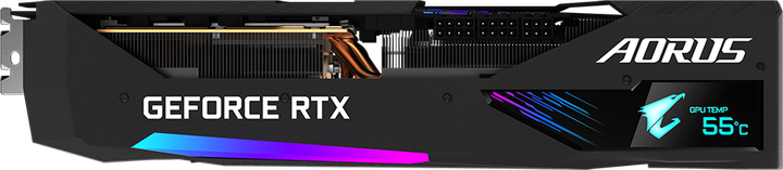 Gigabyte PCI-Ex GeForce RTX 3070 Ti Aorus Master 8G 8GB GDDR6X (256bit) (1875/19000) (3 х HDMI, 3 x DisplayPort) (GV-N307TAORUS M-8GD) - зображення 7