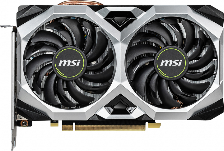 MSI PCI-Ex GeForce RTX 2060 Ventus XS 6G OC 6GB GDDR6 (192bit) (1710/14000) (3 x DisplayPort, 1 x HDMI) (GeForce RTX 2060 VENTUS XS 6G OC) - obraz 1