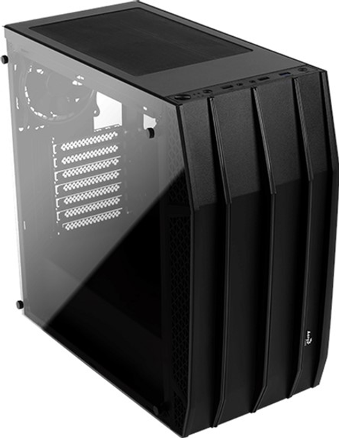 Obudowa ze szkła hartowanego Aerocool Klaw RGB w kolorze czarnym - obraz 4