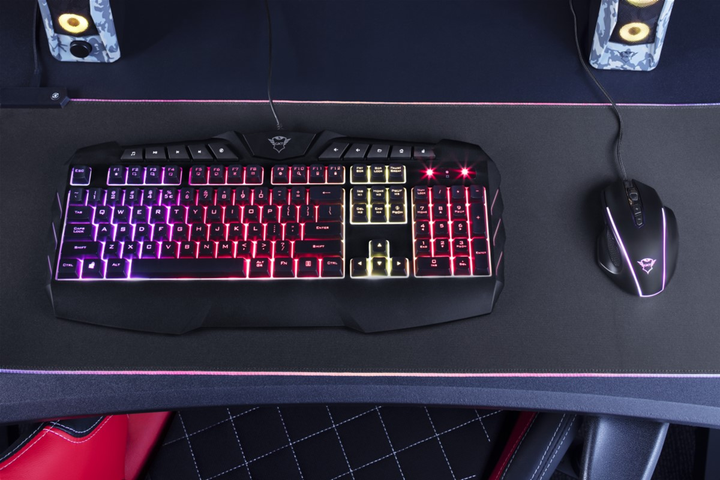 Клавіатура дротова Trust GXT 881 ODYSS Semi-Mech Keyboard USB (TR24303) - зображення 6