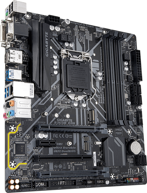 Płyta główna Gigabyte B365M D3H (s1151, Intel B365, PCI-Ex16) - obraz 3