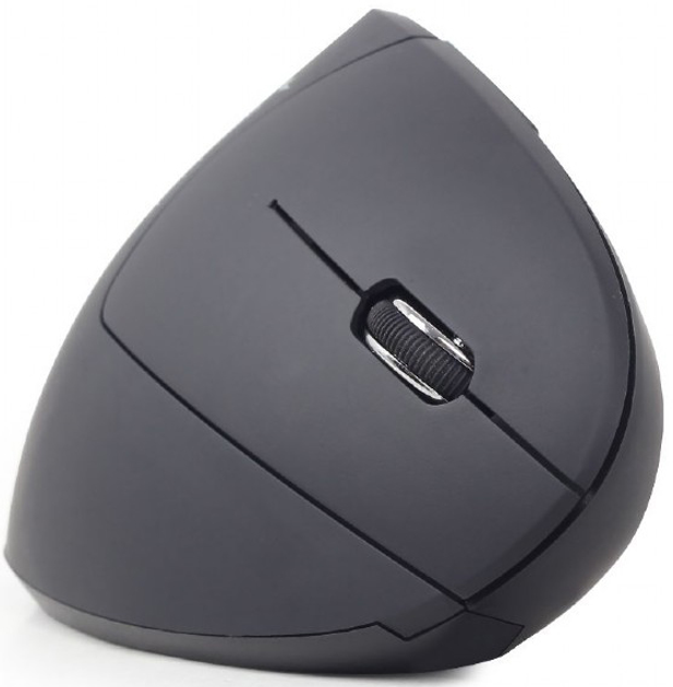 Миша Gembird MUSW-ERGO-01 Wireless Black - зображення 4