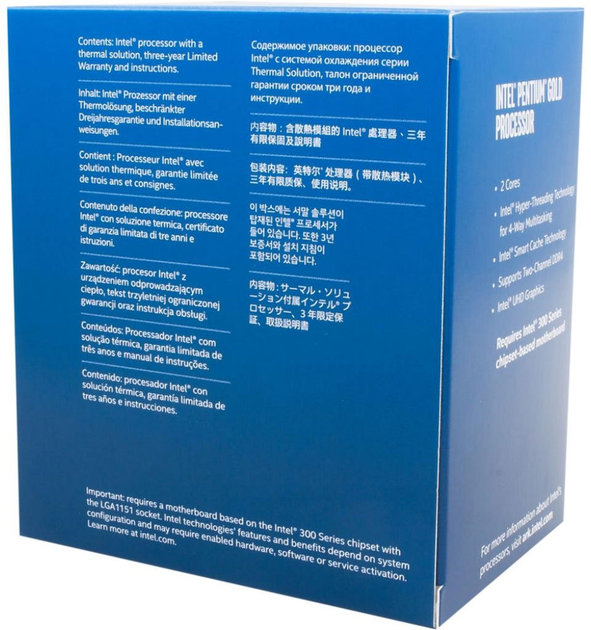 Процесор Intel Pentium Gold G5420 3.8GHz / 8GT / s / 4MB (BX80684G5420) s1151 BOX - зображення 2
