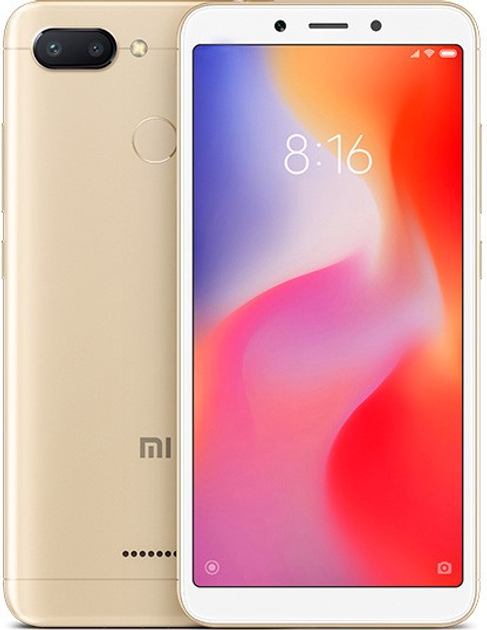 Smartfon Xiaomi Redmi 6 4/64GB Gold (wersja międzynarodowa) - obraz 1