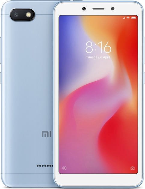 Smartfon Xiaomi Redmi 6A 2/32GB Blue - obraz 1