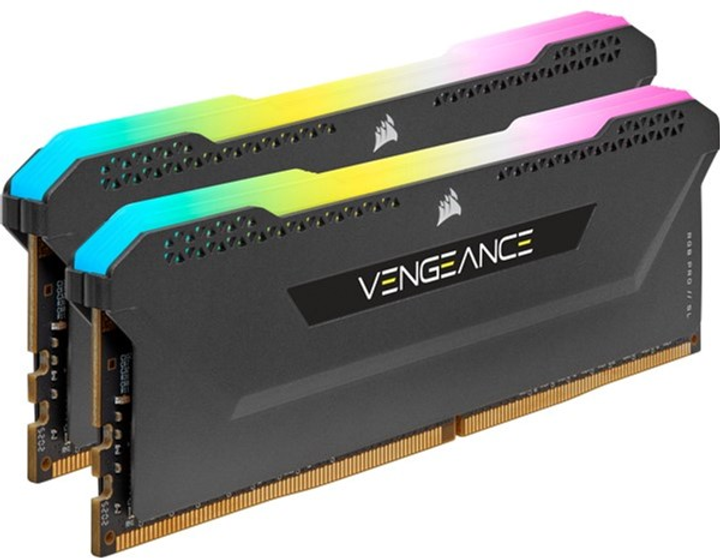 Pamięć RAM Corsair DDR4-3600 32768MB PC4-28800 (zestaw 2x16384) Vengeance RGB Pro czarny (CMH32GX4M2D3600C18) - obraz 3