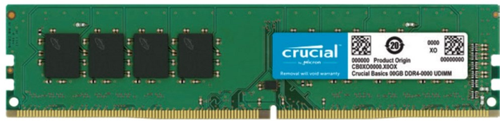 Pamięć RAM Crucial DDR4-2666 8192MB PC4-21300 Podstawy (CB8GU2666) - obraz 1