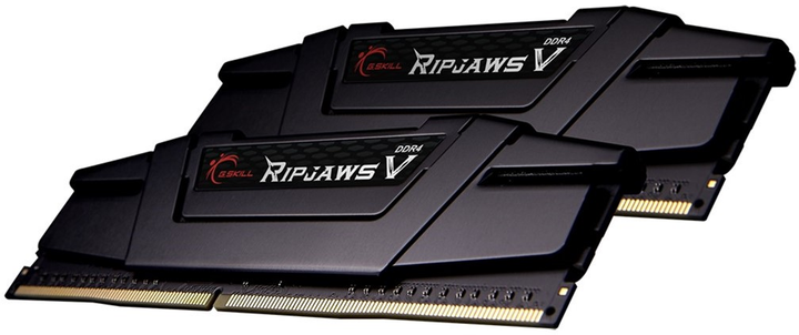 Pamięć RAM G.Skill DDR4-3200 65536MB PC4-25600 (zestaw 2x32768) Ripjaws V Black (F4-3200C14D-64GVK) - obraz 2